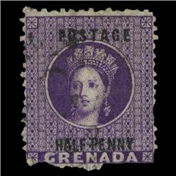 1875 Grenada 1/2p Postage Stamp Scarce (STM-0606)