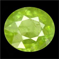 1.60ct NaturalOval Pakistan Green Sphene (GEM-24841)