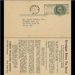 1914 US Washington 1c Postcard Nice (STM-0637)