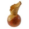 Image 4 : Hand Carved Afzelia Burl Wood Vase  (DEC-163)