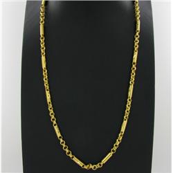 22k Gold Vermeil Necklace 25" (JEW-1381)