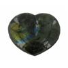 Image 2 : 610ct Gem Grade Labradorite Polished Heart Neon Peacock Colors (GEM-21162)