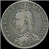 Image 1 : 1887 Britain Victoria Half Crown Hi Grade (COI-7025)