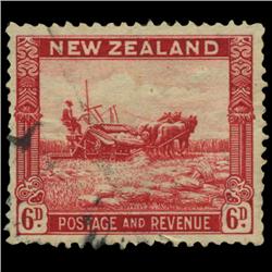1930 New Zealand 6p Postage Stamp PREMIUM (STM-0568)