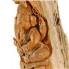Image 2 : Hand Carved Hindu Ganesh Statue Old Teak (ART-012)