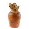 Image 1 : Hand Carved Afzelia Burl Wood Vase (DEC-035)
