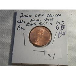 2000 LINCOLN CENT