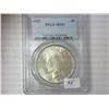 Image 1 : 1922 Peace Silver Dollar PCGS MS63