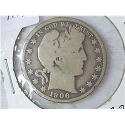 1906-D Barber Half Dollar
