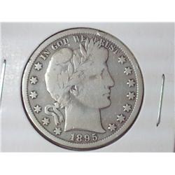 1895-O Barber Half Dollar (VG)