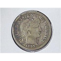 1897 Barber Dime