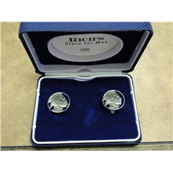 Pair Of Buffalo Nickel Cuff Links (In Case)