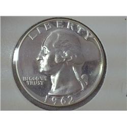 1962 Silver Washington Quarter (Proof)