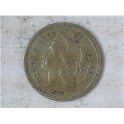 1873 Three Cent Nickel