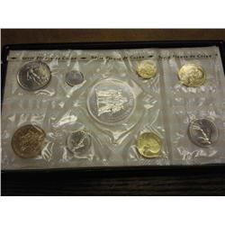 1974 French Specimen Set (50 Franc Is Silver)