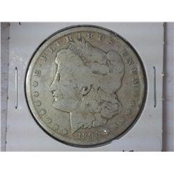 1890-CC Morgan Silver Dollar