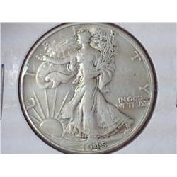 1945 Walking Liberty Half Dollar