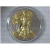 Image 1 : 2008 American Silver Eagle (UNC) Gold Plated