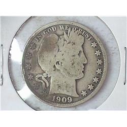 1909 Barber Half Dollar