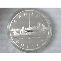 1984 Canada Toronto $ (Proof) .3750 Oz ASW