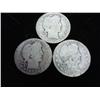 Image 1 : 3 Assorted Barber Quarters