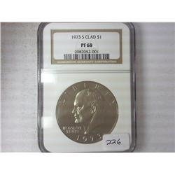 1973-S Ike Dollar NGC PF68