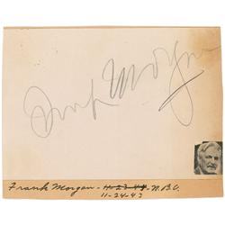 Wizard of Oz: Frank Morgan