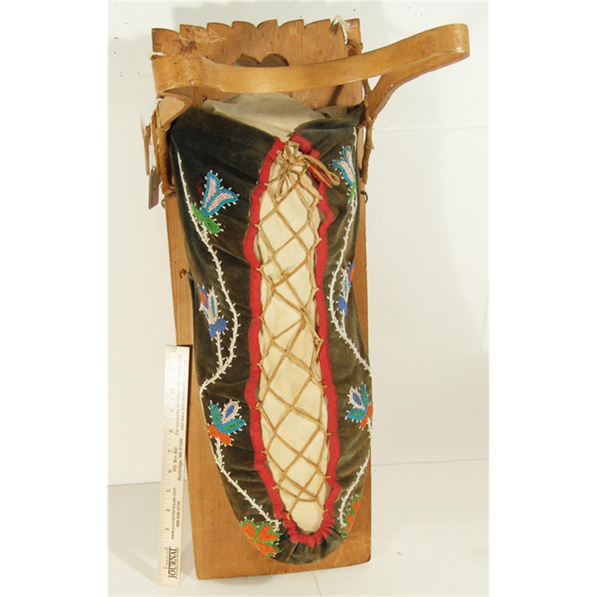 Chippewa Beaded Cradle Board Chippewa Beaded Cradle Board