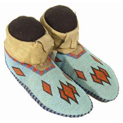 Gros Ventre Beaded Moccasins