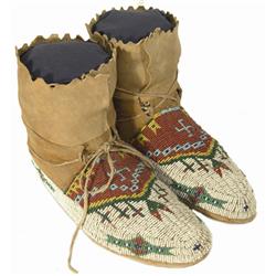 Sioux Beaded Moccasins