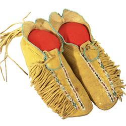 Comanche Beaded Moccasins