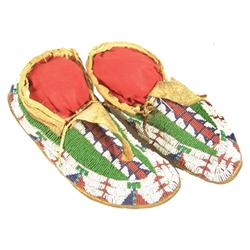 Sioux Beaded Moccasins