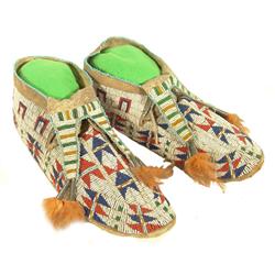 N. Plains Beaded Moccasins