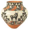Image 1 : Acoma Pottery Jar - Ruby Shroulote