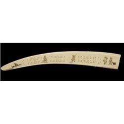 Eskimo Ivory Cribbage Board