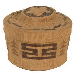 Tlingit Rattle Top Basket