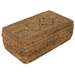 Salish Basketry Box