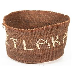 Tsimshian Worded Basket