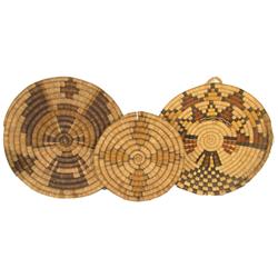 3 Hopi Basketry Plaques