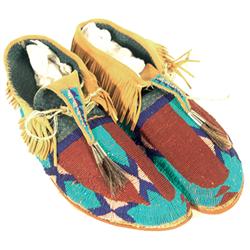 Plains Beaded Moccasins