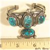 Image 2 : Navajo Turquoise Bracelet - Jackson