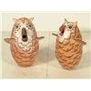 Image 1 : 2 Zuni Pottery Owls - Milford & Josephine Nahohai