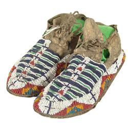 Sioux Beaded Moccasins