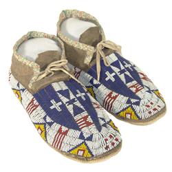 Sioux Beaded Moccasins