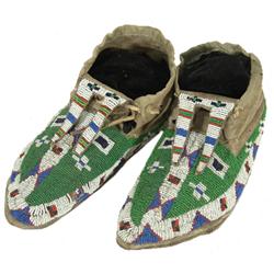 Sioux Beaded Moccasins