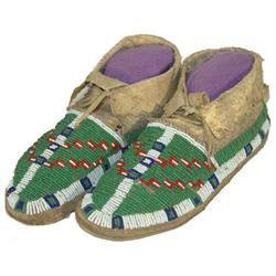 Sioux Beaded Moccasins