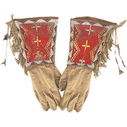 Sioux Quilled Gauntlets