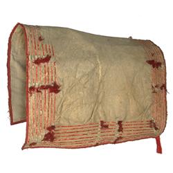 Sioux Quilled Saddle Blanket