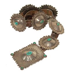 Vintage Navajo Concho Belt
