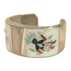 Vintage Zuni Inlay Bracelet